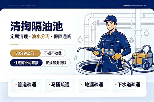 中山清掏隔油池